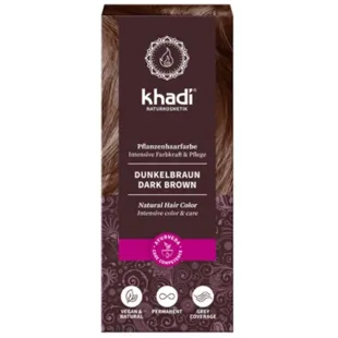 Khadi Corante Ayurveda Castanho Escuro 100 gr