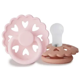 Frigg Fairytale Pacifier Block Silicone S.Queen/Princess +0m 2 units