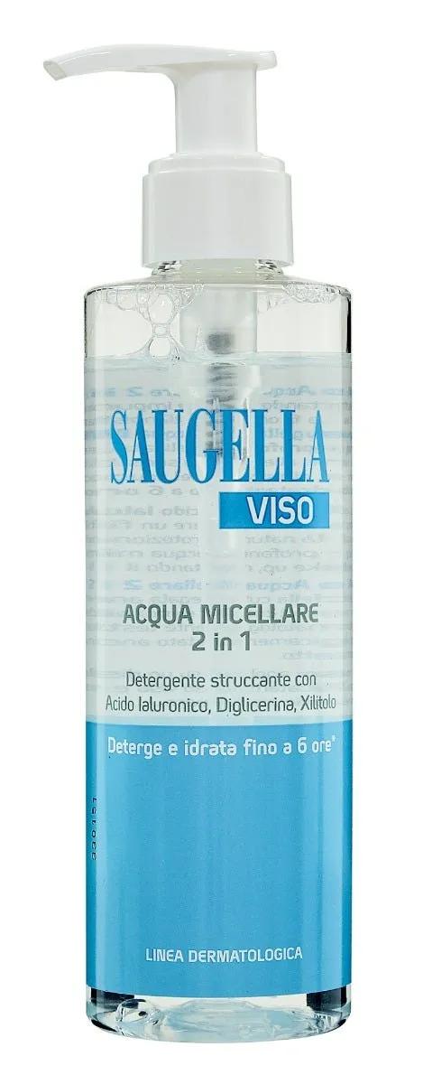 Saugella Viso Acqua Micellare 2in1 Detergente Idratante 200 ml