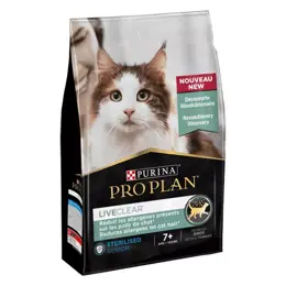 Purina Proplan LiveClear Chat Stérilisé Sénior Dinde 2,8kg