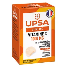 UPSA Lot Promo Vitamine C 1000mg 2x20 comprimés à croquer