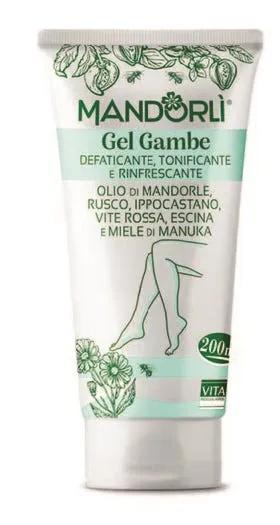 Mandorlì Gel Gambe Defaticante Tonificante e Rinfrescante 200 ml