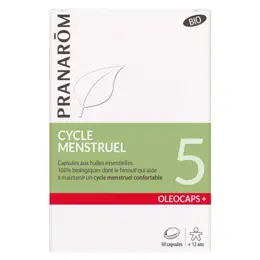 Pranarom Oleocaps 5 Cycle Menstruel Bio 30 capsules