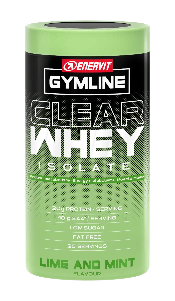 Enervit Gymline Clear Whey Integratore Di Proteine Gusto Lime e Menta 480 gr