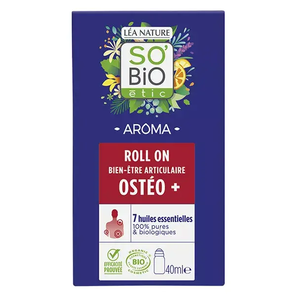 So'Bio Étic Aroma Roll-On Bien-Être Articulaire Ostéo+ Bio 40ml