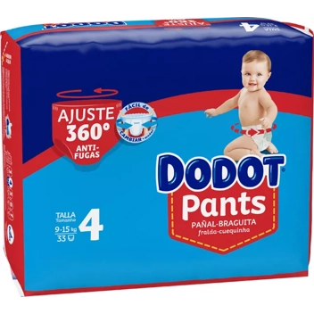Dodot Pants Etapas Box Talla 4 (9-15kg) 108 uds - Atida