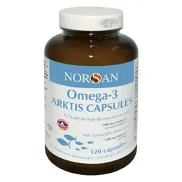 Norsan Oméga 3 Arktis 1500mg Huile de Foie de Morue 120 capsules