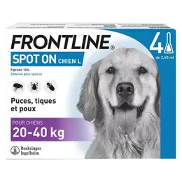 Frontline Spot On Chien L 4 pipettes