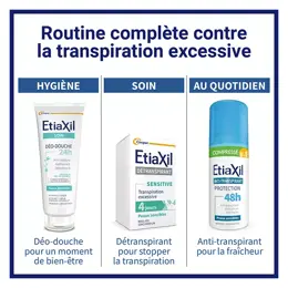 ETIAXIL Anti-transpirant Aisselles COMPRESSÉ Peaux Sensibles 100ml