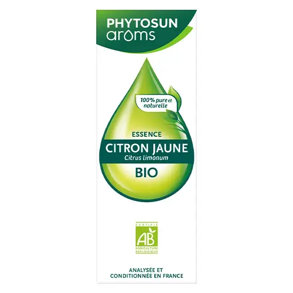 Phytosun Arôms Huile Essentielle Citron Jaune Bio 10ml