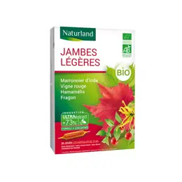 Naturland Jambes Légères Bio 20 ampoules