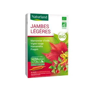 Naturland Gambe leggete Bio Integratore Alimentare 20 fialette