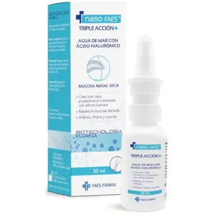 Naso Faes Triple Action+ Meerwasser-Hyaluronsäure 30 ml
