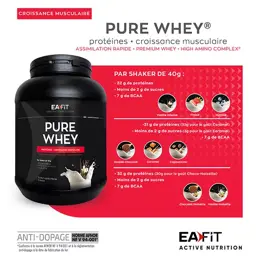 Eafit Pure Whey Chocolat Noisette 750g