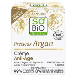 So'Bio Étic Précieux Argan Crème Anti-Âge Jour Bio 50ml