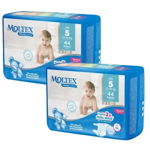 Moltex Premium Comfort Diapers Size 5 (13-18 Kg) 2x44 units