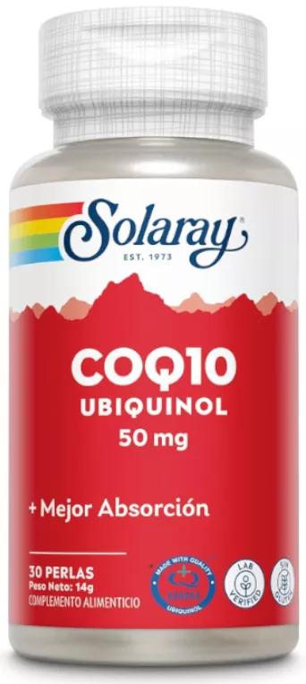 Solaray Ubiquinol Co-Q10 50 mg 30 Cápsulas