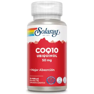 Solaray Ubiquinol Co-Q10 50 mg 30 Pearls