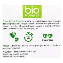 Vitavea - BioNutrisanté -Thé vert menthe - 20 sachets