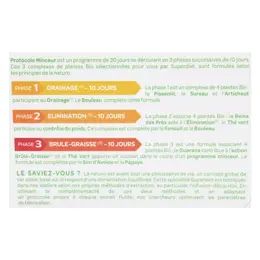 Superdiet Protocole Minceur Bio 30 ampoules