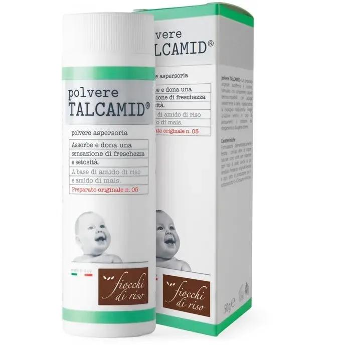 Fiocchi di Riso Talcamid Polvere Assorbente Rinfrescante 50 g