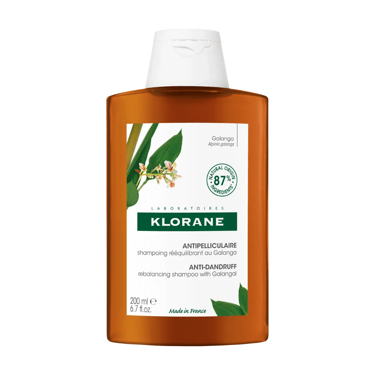 Klorane Shampoo Riequilibrante Antiforfora con Galanga 200 ml