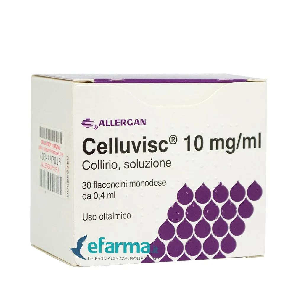 Celluvisc Collirio 10 mg/ml Carmellosa sodica 30 Flaconcini 0,4 ml