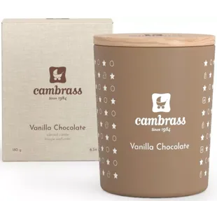 Vela perfumada Cambrass Star Vanilla Chocolate 7,5x7,5x9 cm