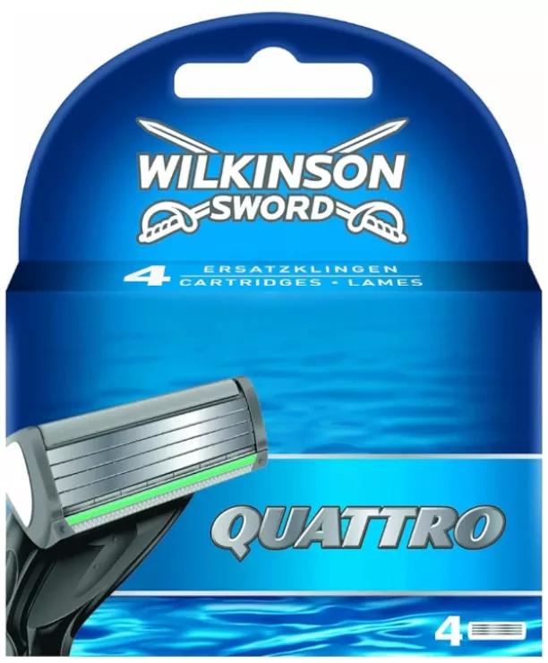 Wilkinson Sword Quattro Plus Recambios 4 uds