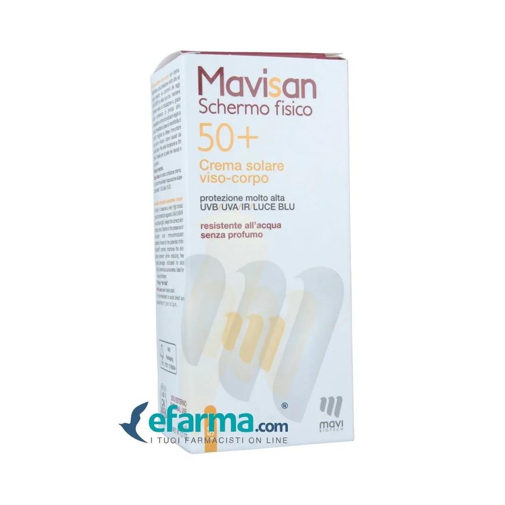 Mavisan Schermo Fisico Crema Solare Viso e Corpo 150 ml