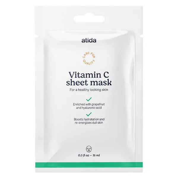 Atida Visage Masque en Tissu Vitamine C