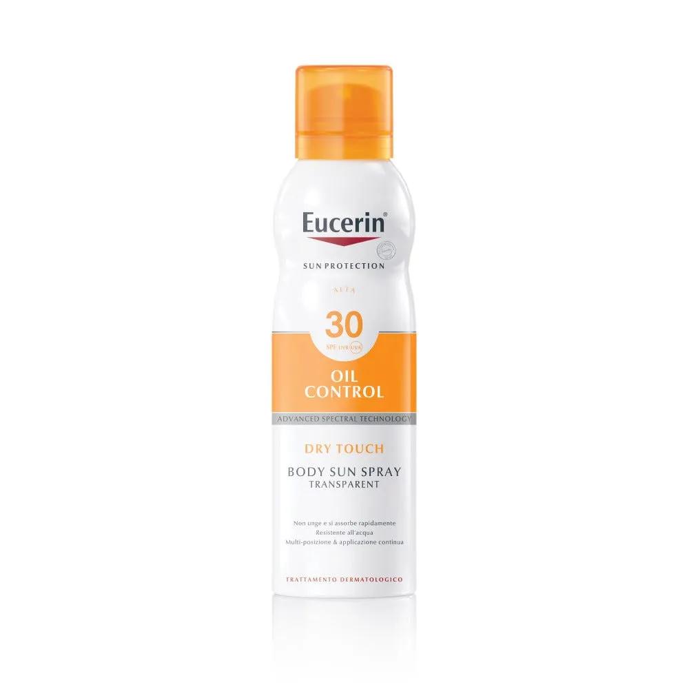 Eucerin Sun Spray Tocco Secco SPF 30 Protezione Corpo 200 ml