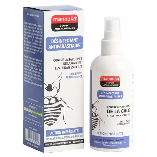 Manouka Spray Désinfectant Antiparasitaire 200ml