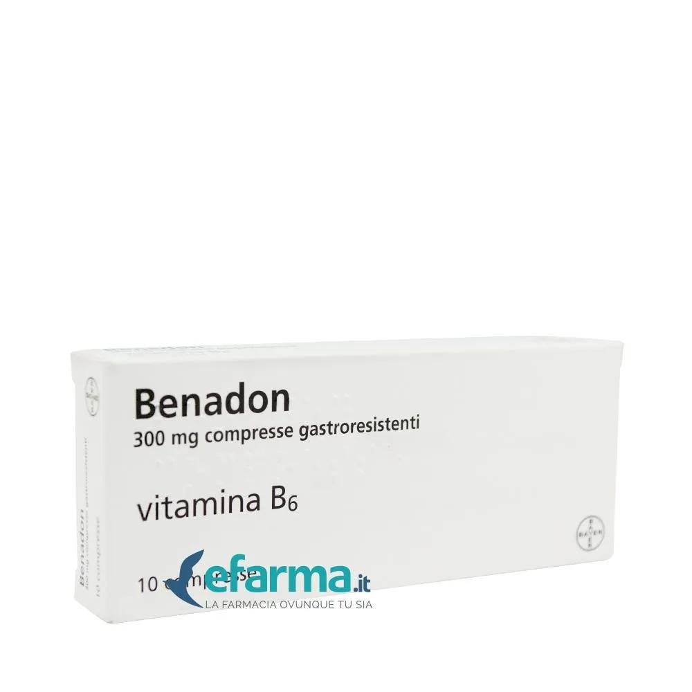 Benadon 300 Mg Piridossina Cloridrato Vitamina B6 10 Compresse