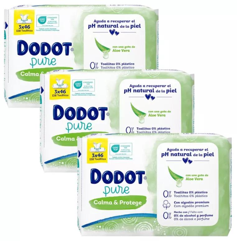 Dodot Pure Lingettes Apaisantes & Protectrices 9x46 unités