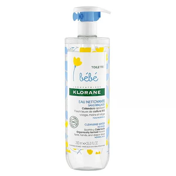 Klorane Bebé Agua Limpiadora sin Aclarado 750ml