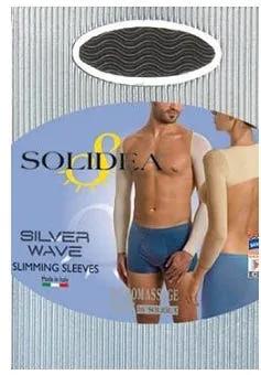 Solidea Silver Wave Slimming Sleeves Maniche Micromassaggianti Colore Nero Taglia M