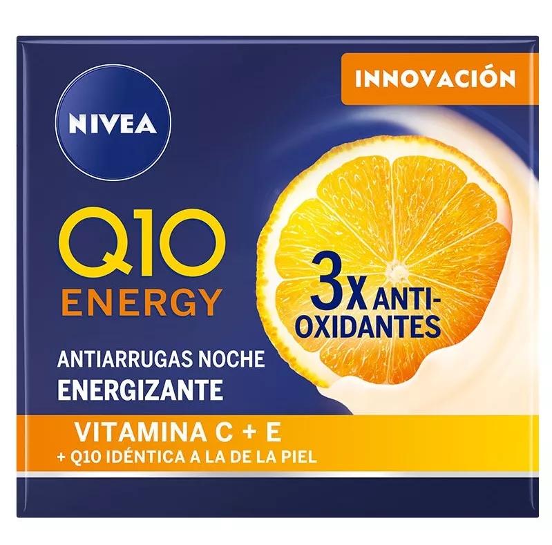 Nivea Q10 Energy Crema Noche Antiarrugas con Vitamina C 50 ml