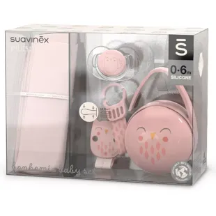 Suavinex Bonhomia roze cadeauset voor pasgeborenen