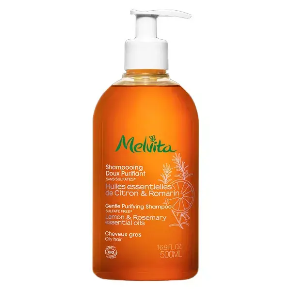 Melvita Les Essentiels Shampoing Doux Purifiant Bio 500ml