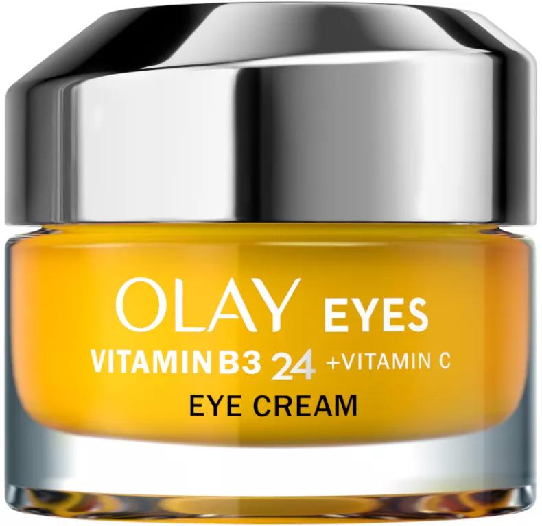 Olay Creme Contorno de Olhos Vitamina B3 24 + Vitamina C 15 ml