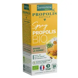 Santarome Bio Spray Propolis Bio Apaise la gorge 20 ml