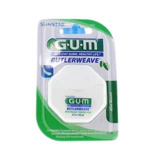 Gum Zahnseide Buttler Weave mit Mentholwachs 55m