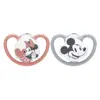 Nuk Sucette Space Silicone +18m Minnie Lot de 2