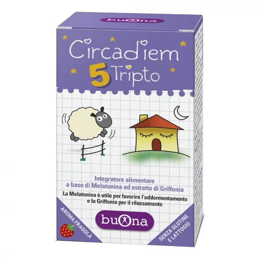 Buona Circadiem 5 Tripto Integratore Bambini per Sonno e Rilassamento Gocce 30 ml