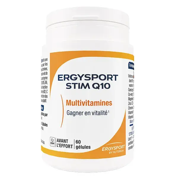 Nutergia  Ergysport Stim Q10 Multivitamines 11 Vitamines 60 gélules