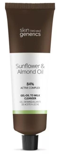 Skin Generics Gel-Oil to Milk Cleanser Sun Flower + Almond Oil 84% 100 ml