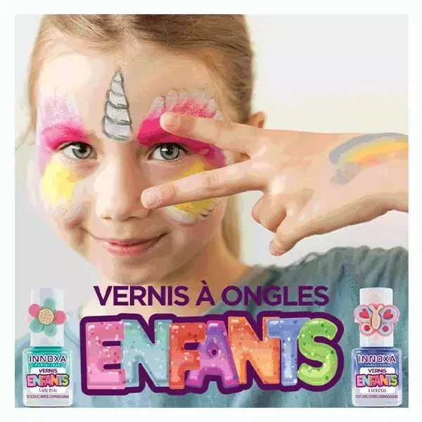 INNOXA Vernis à Ongles Enfants Fraise Violet