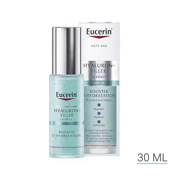 Eucerin Hyaluron-Filler +3x Effect Sérum Booster d'Hydratation Anti-Âge 30ml