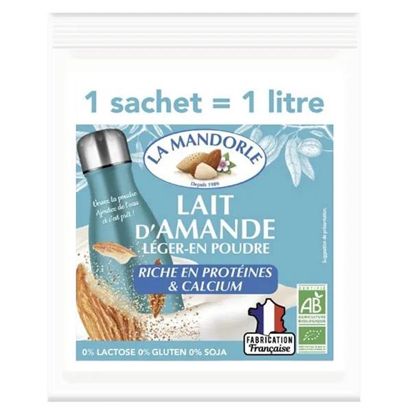 LA MANDORLE - Lait d'Amande en poudre - 1 Sachet de 80gr = 1L